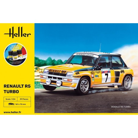 Renault R5 Turbo 1:24 Starter kit, Heller