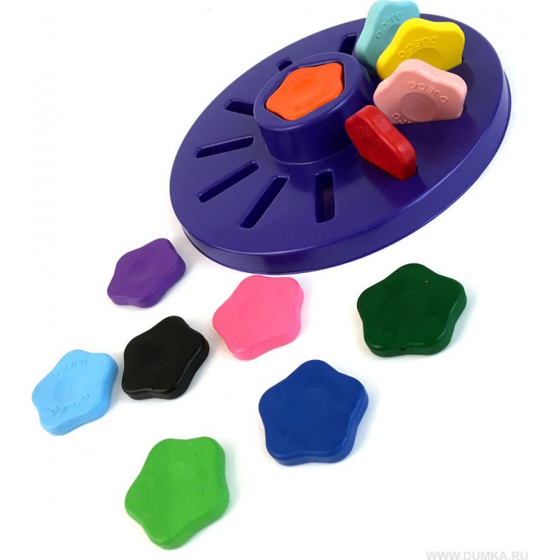 12 Bloemen Waskrijtjes - Djeco