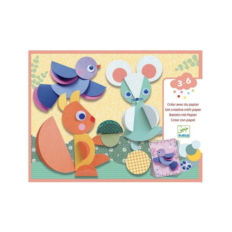 Djeco Creatief met papier, Rondjes