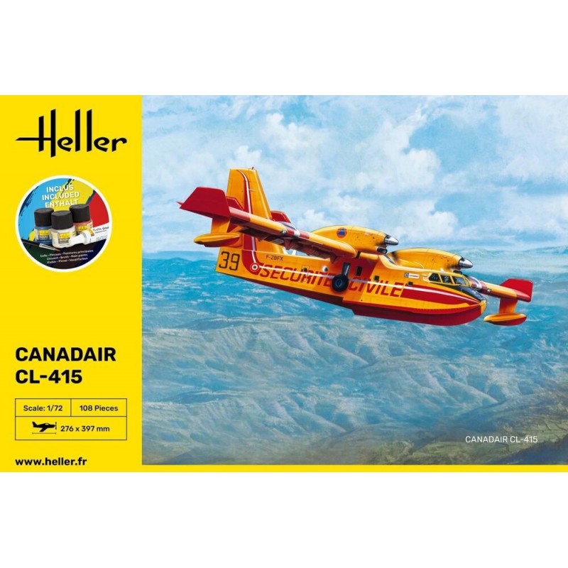 Canadair CL-415 1:72 Starter Kit, Heller