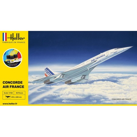 Concorde Air France 1:125 Starter Kit, Heller