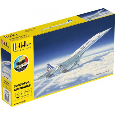 Concorde Air France 1:125 Starter Kit, Heller