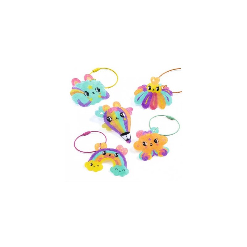 Djeco Artistic Plastic - Kawaii keyring