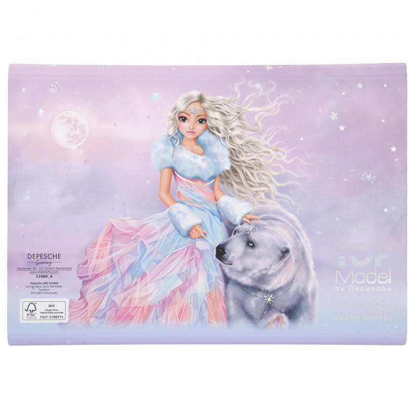 TOPModel Briefpapier in registermap Iceworld