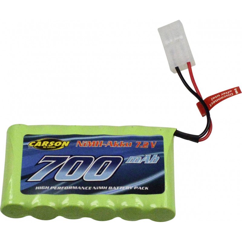 Carson Modellsport Schaalmodel accupack (NiMH) 7.2 V 700 mAh Tamiya-stekker