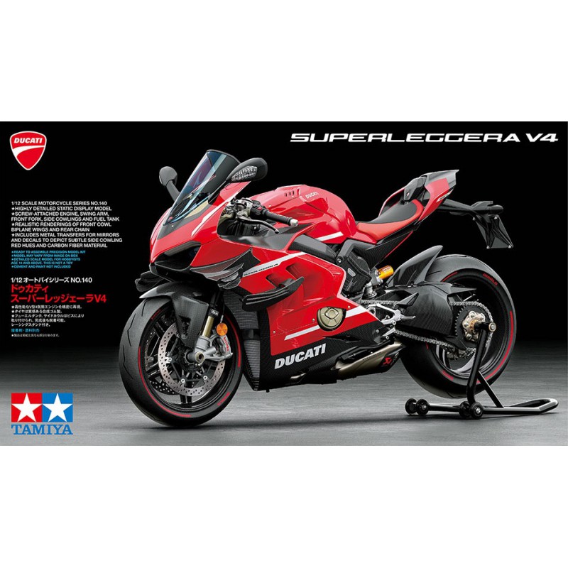 Ducati Superleggera V4 1:12 (No. 140), Tamiya