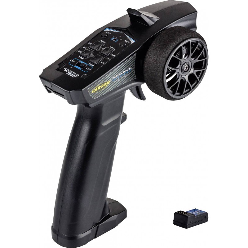 Carson Modellsport Reflex Wheel Start Pistoolgreep RC 2,4 GHz Aantal kanalen: 3 Incl. ontvanger