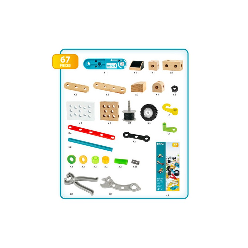 Brio builder Pull Back Motor set