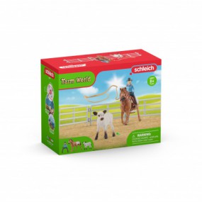 Schleich - Teamroping met Cowgirl