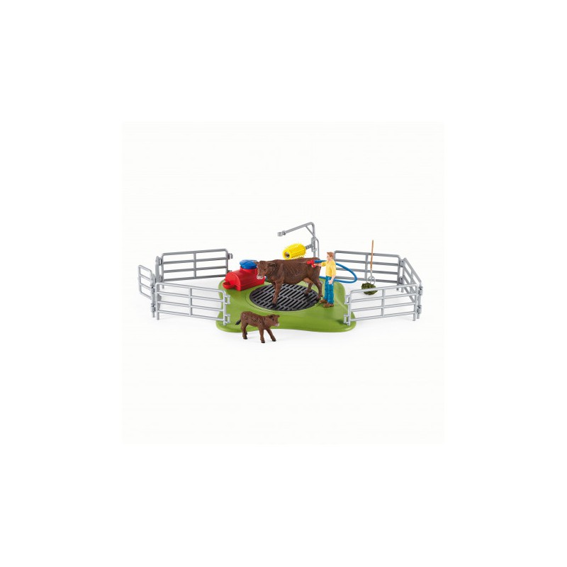 Schleich - Farm World: Koe wasstation