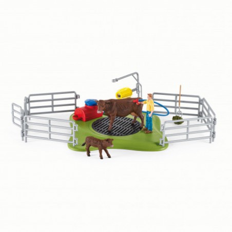 Schleich - Farm World: Koe wasstation