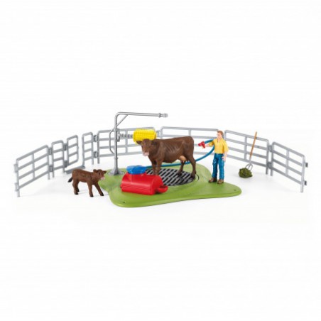 Schleich - Farm World: Koe wasstation