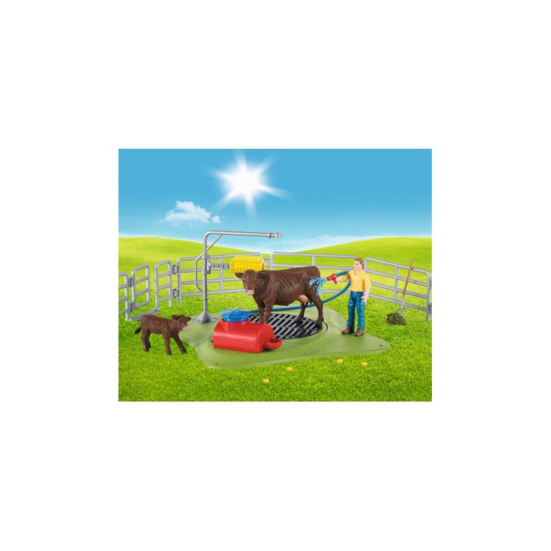 Schleich - Farm World: Koe wasstation