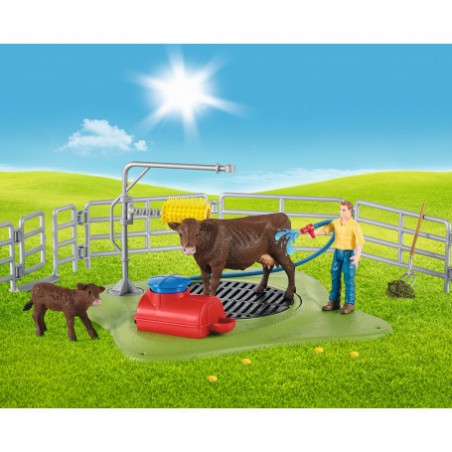 Schleich - Farm World: Koe wasstation