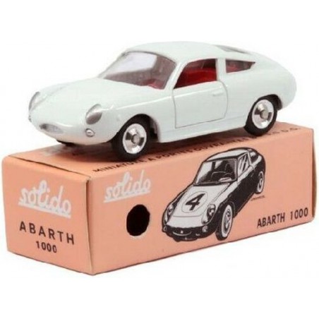 Fiat Abarth 1000 Coupe 1961 White 1:43 Solido