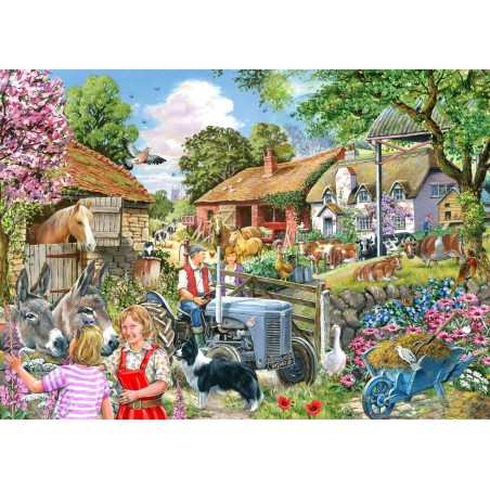 At the farm gate, Hop Puzzels 500 XL stukjes
