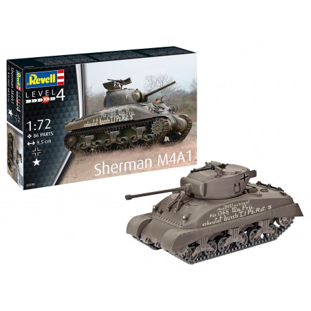 sherman-m4a1-172-revell