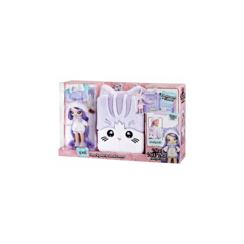 Na! Na! Na! Surprise 3in1 Lavendel Backpack Bedroom