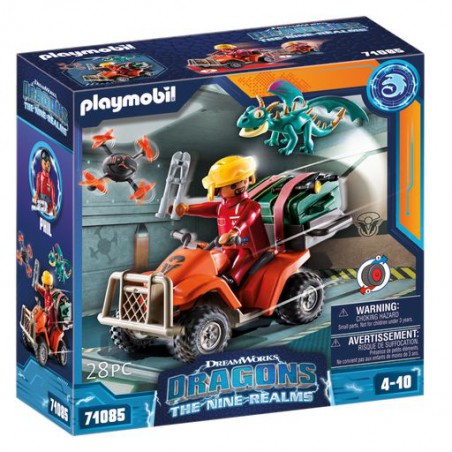 Playmobil Dragons - The Nine Realms -  Icaris Quad & Phil 71085