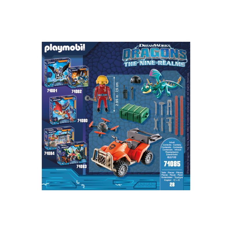 Playmobil Dragons - The Nine Realms -  Icaris Quad & Phil 71085