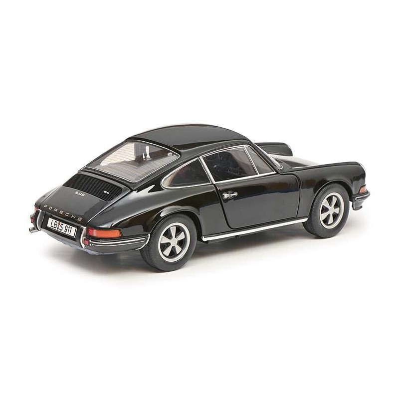 Porsche 911S Coupé 1973, zwart 1:18  Schuco