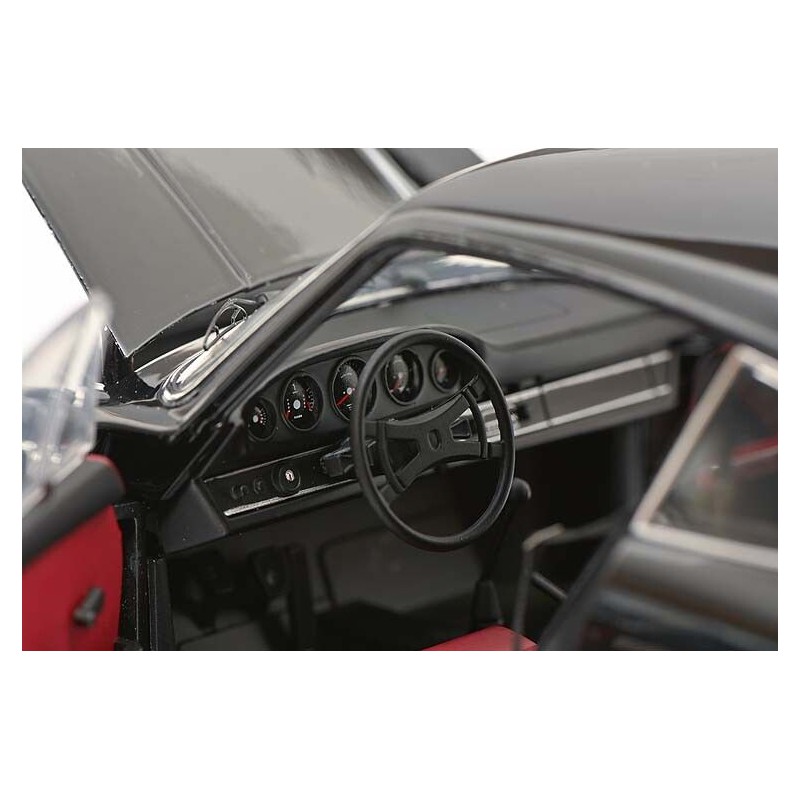 Porsche 911S Coupé 1973, zwart 1:18  Schuco