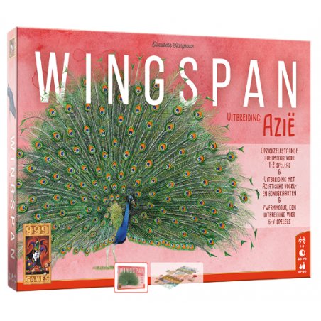 Wingspan uitbreiding: Azië - Bordspel, 999games