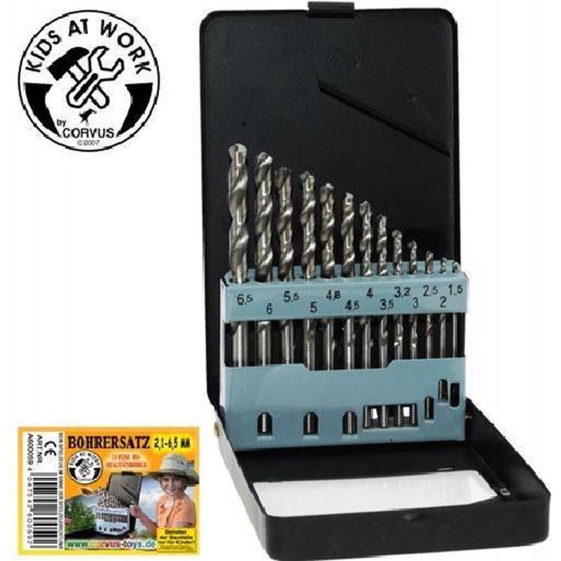 Kids at Work - Boren Set in Kistje