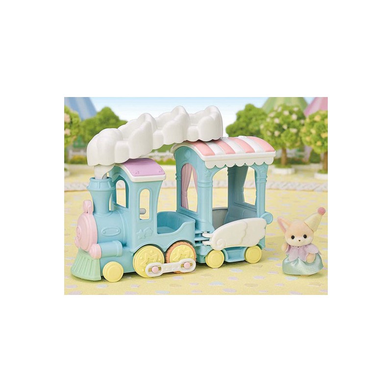 Sylvanian Families wolken regenboog trein