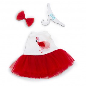 Lucky Doggy Kledingset love and flamingo