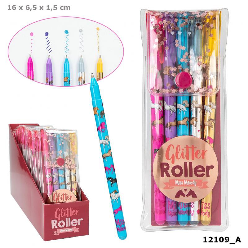 Miss Melody glitter gelpennen, Depesche