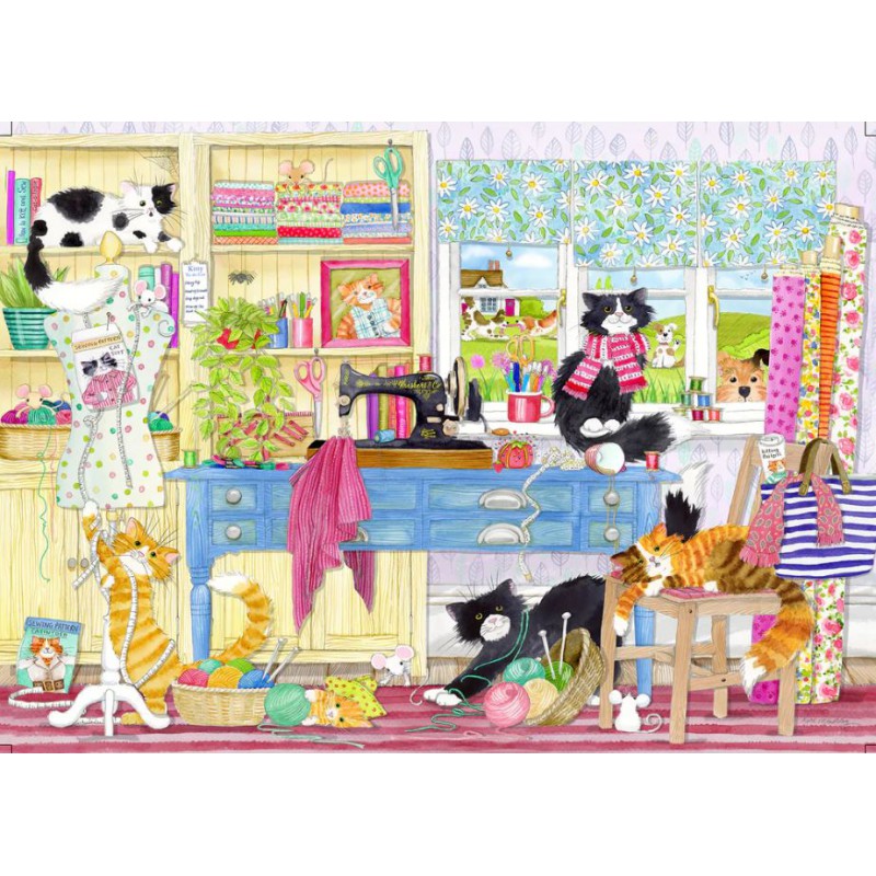 Gibsons Catastrophe Cottage (4 x 500 stukjes puzzel)