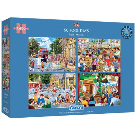 Gibsons School Days (4 x 500 stukjes puzzel)