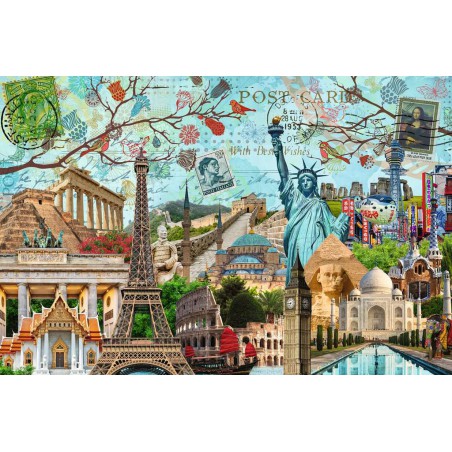 Ravensburger 5000stukjes Big city collage puzzel