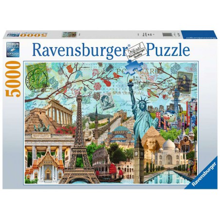 Big city collage, 5000 stukjes Ravensburger