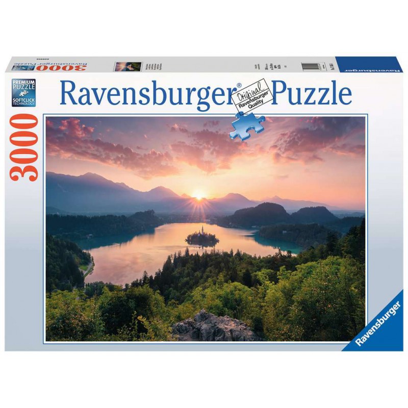 Meer van Bled, Slovenie, 3000st Ravensburger. 121*80cm