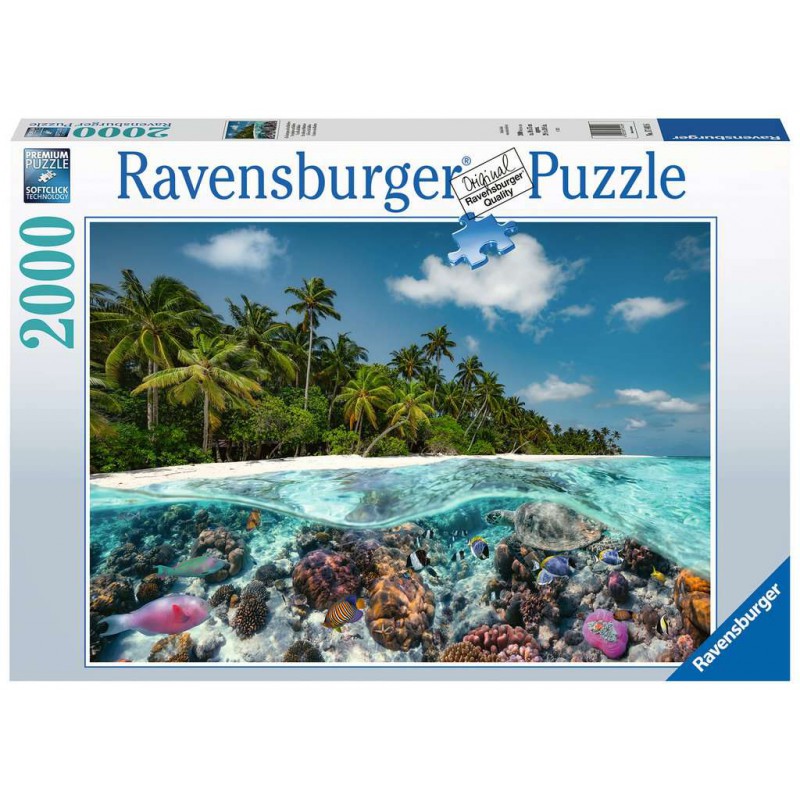 Een duik op de Maladiven, ravensburger 2000stukjes