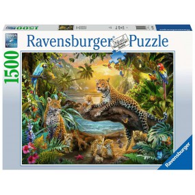 Luipaarden in de jungle, ravensburger 1500stukjes