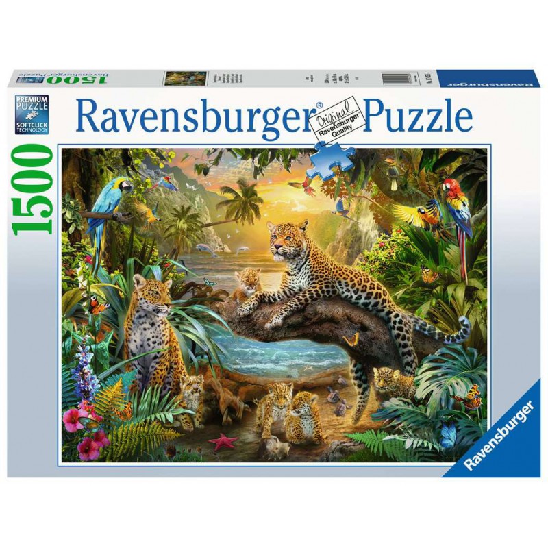 Luipaarden in de jungle, ravensburger 1500stukjes