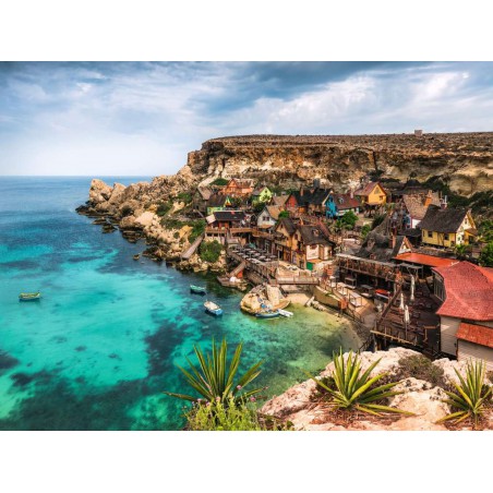 Popeye Village, Malta ravensburger   1500stukjes