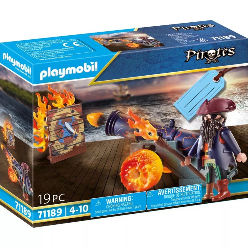 Playmobil-Pirates Piraat met kanon 71189