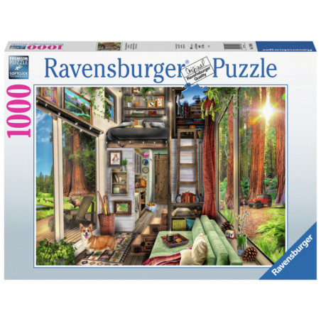 1000stukjes Ravensburger Tiny House in Redwood Forest,