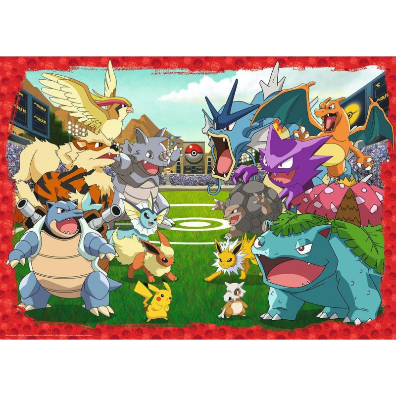 1000stukjes Ravensburger Confrontatie tussen Pokémon
