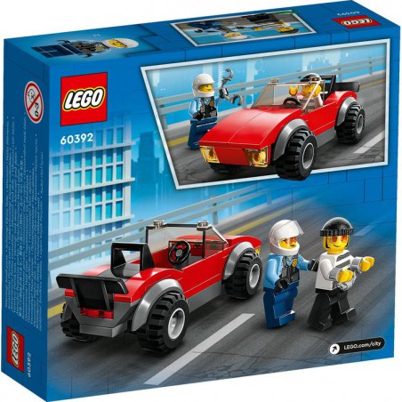 LEGO City 60392 Achtervolging auto op politiemotor