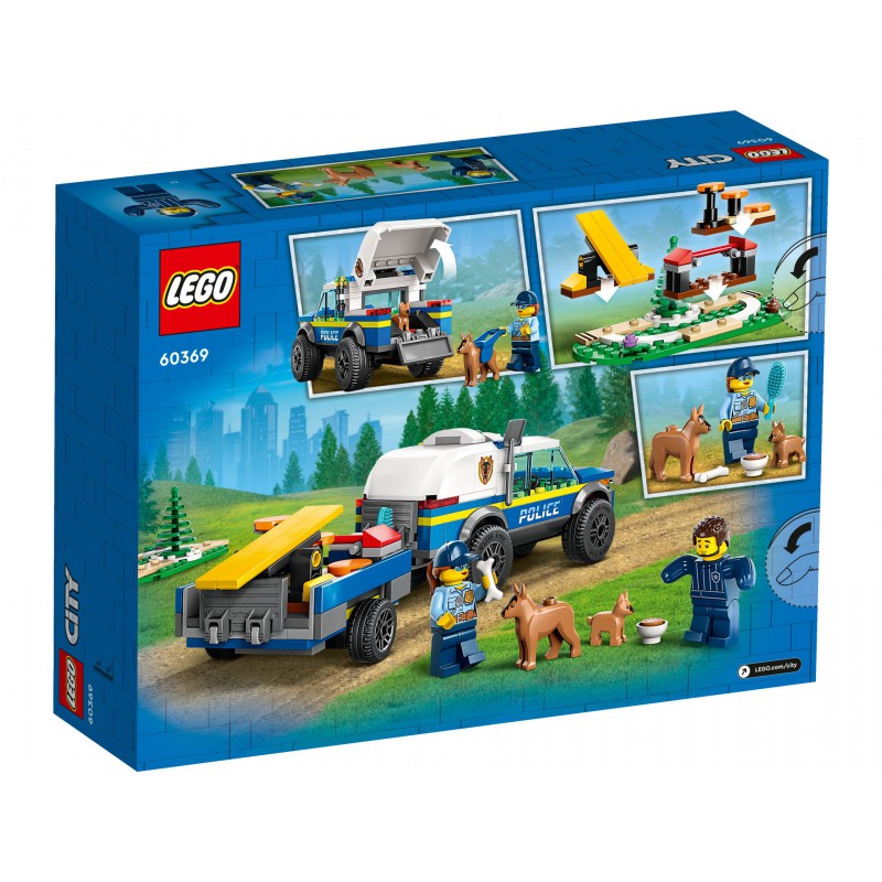 LEGO City 60369 Mobiele training voor politiehonden