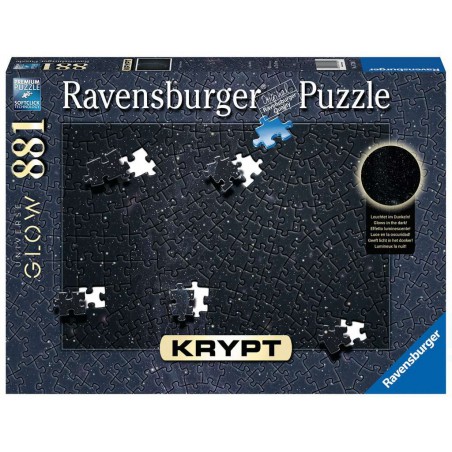 Ravensburger puzzel Krypt  Universe glow 881 stukjes