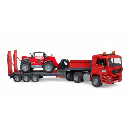 Bruder - MAN TGA Dieplader met manitou ML