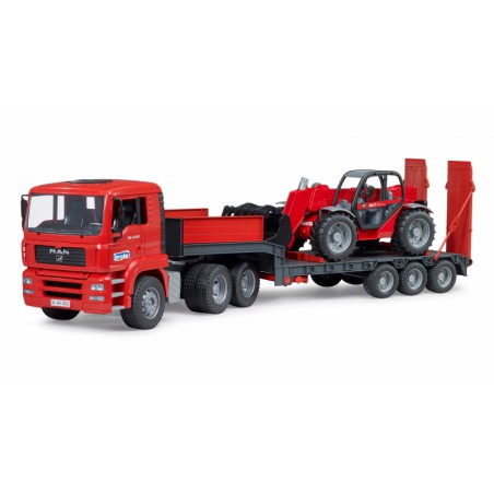 Bruder - MAN TGA Dieplader met manitou ML