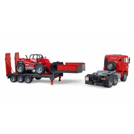 Bruder - MAN TGA Dieplader met manitou ML