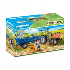 Playmobil Country - Trekker met aanhanger 71249
